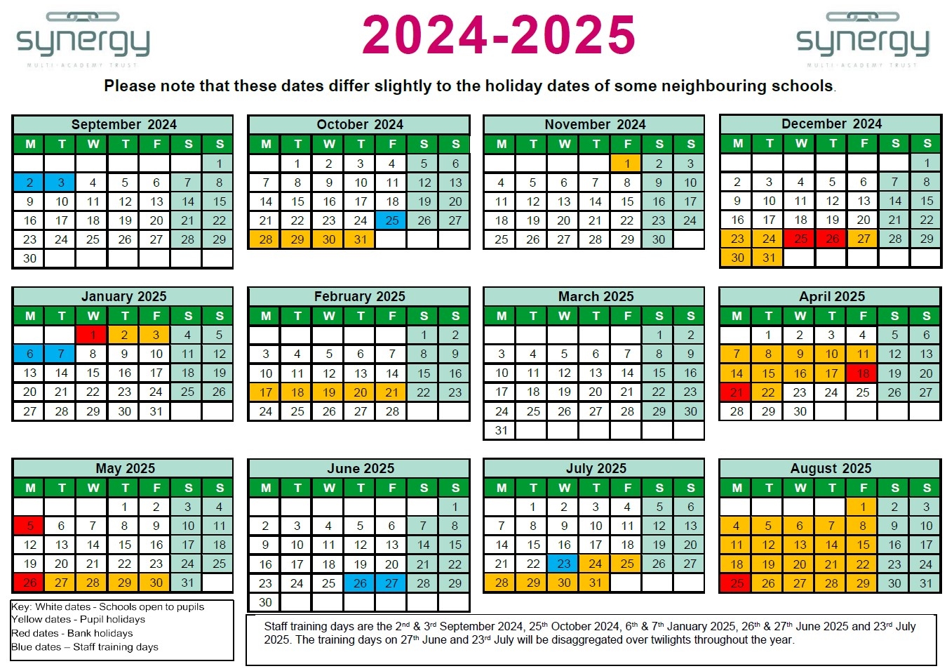 Corpusty Primary School Term dates